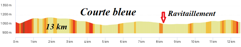 Profil bleue 13km 2